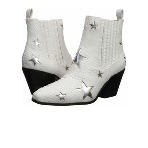White Star Booties by Betsy Johnson